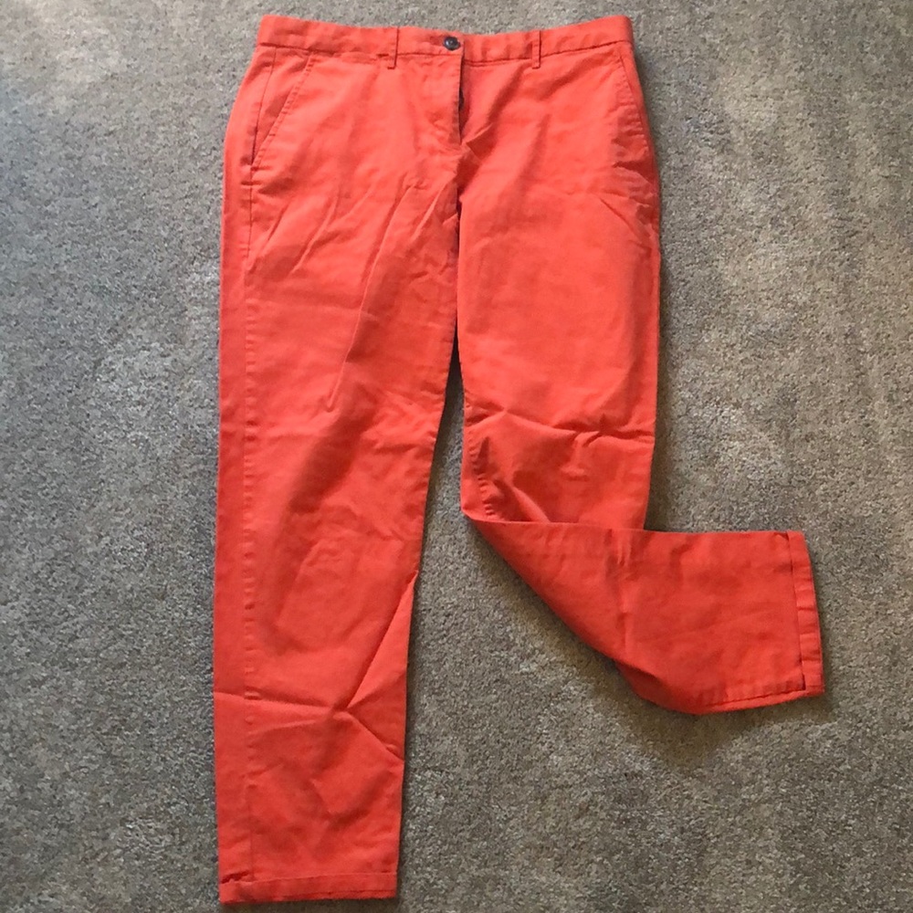 Coral khakis